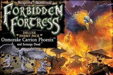 Shadows of Brimstone: Onmorake Carrion Phoenix Deluxe Enemy Pack board game cover