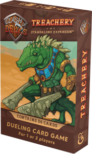 Clash of Decks: Treachery board game cover