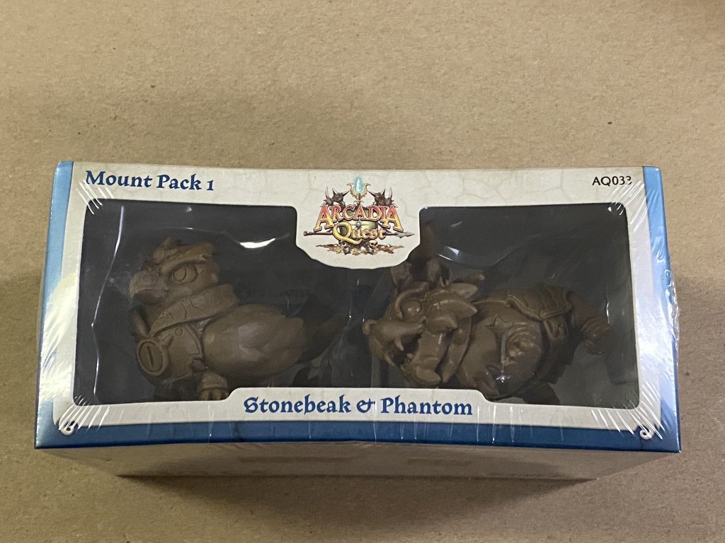 Arcadia Quest: Riders – Mount Pack 1: Stonebeak & Phantom board game cover