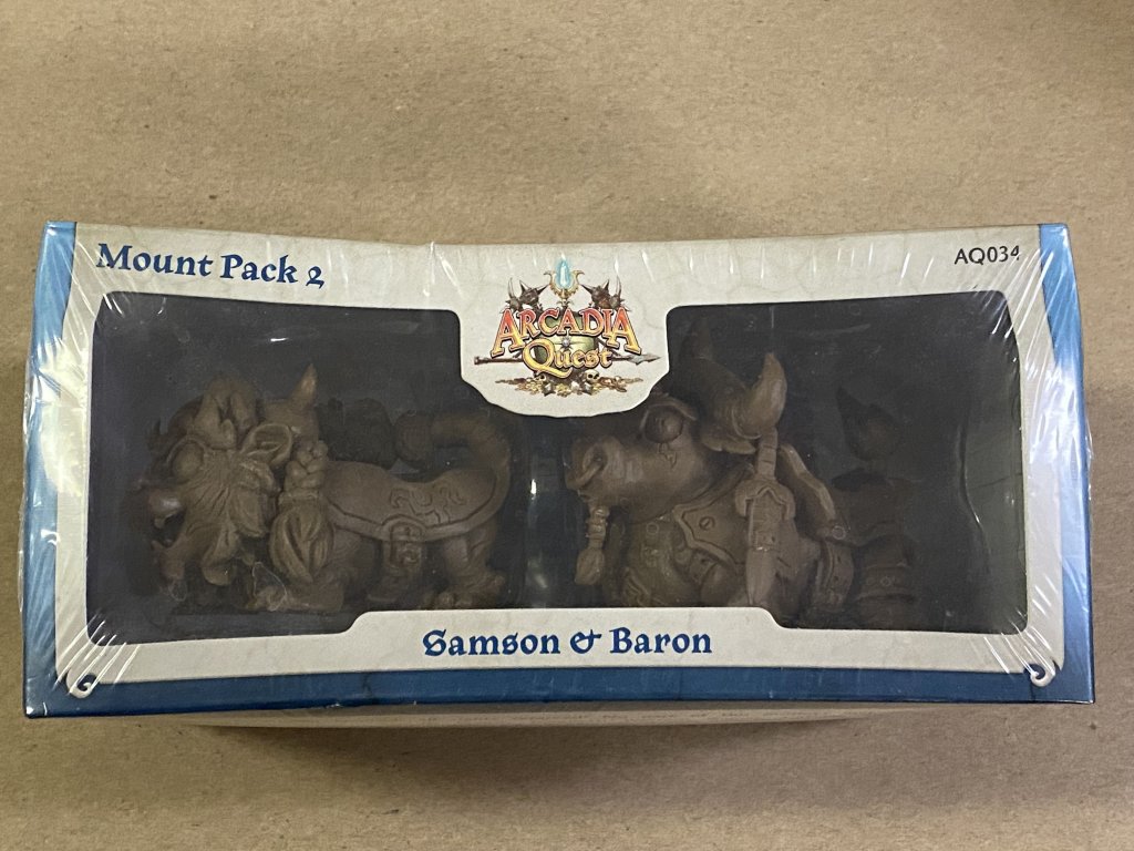 Arcadia Quest: Riders – Mount Pack 2: Samson & Baron board game cover