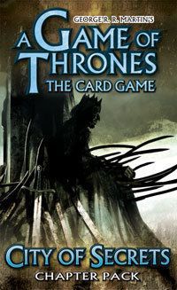 A Game of Thrones: The Card Game – City of Secrets board game cover