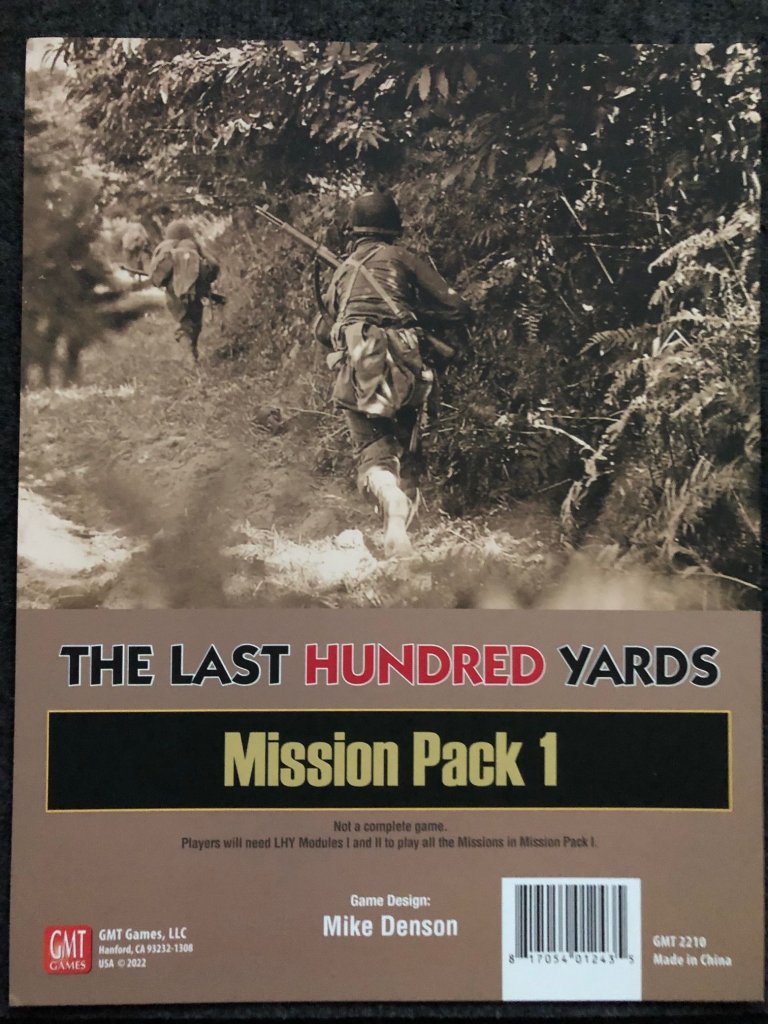 The Last Hundred Yards: Mission Pack 1 board game cover