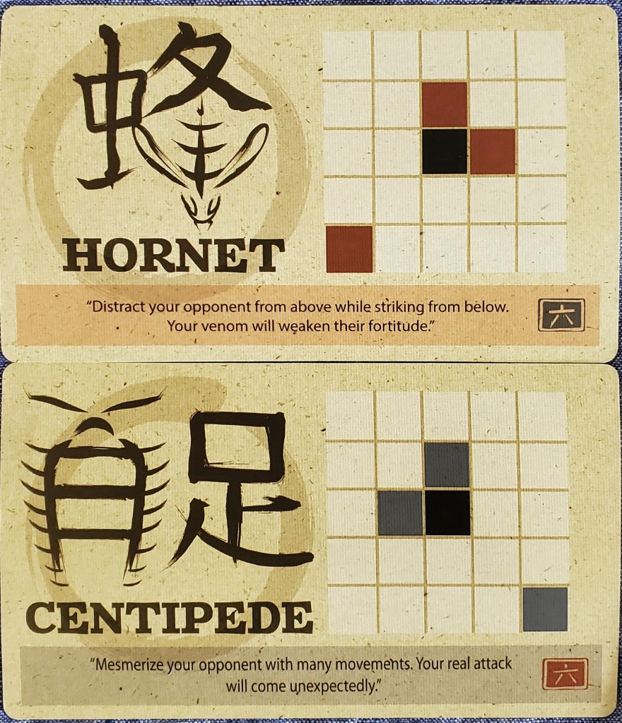 Onitama: Hornet and Centipede Promo Cards board game cover