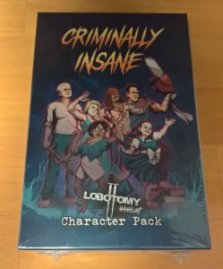 Lobotomy 2: Manhunt – Criminally Insane Character Expansion board game cover