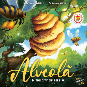 Alveola: The City of Bees board game cover