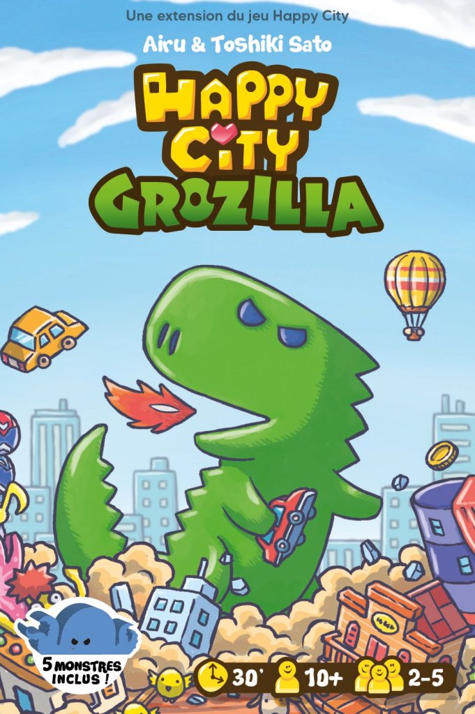 Happy City: Grozilla board game cover