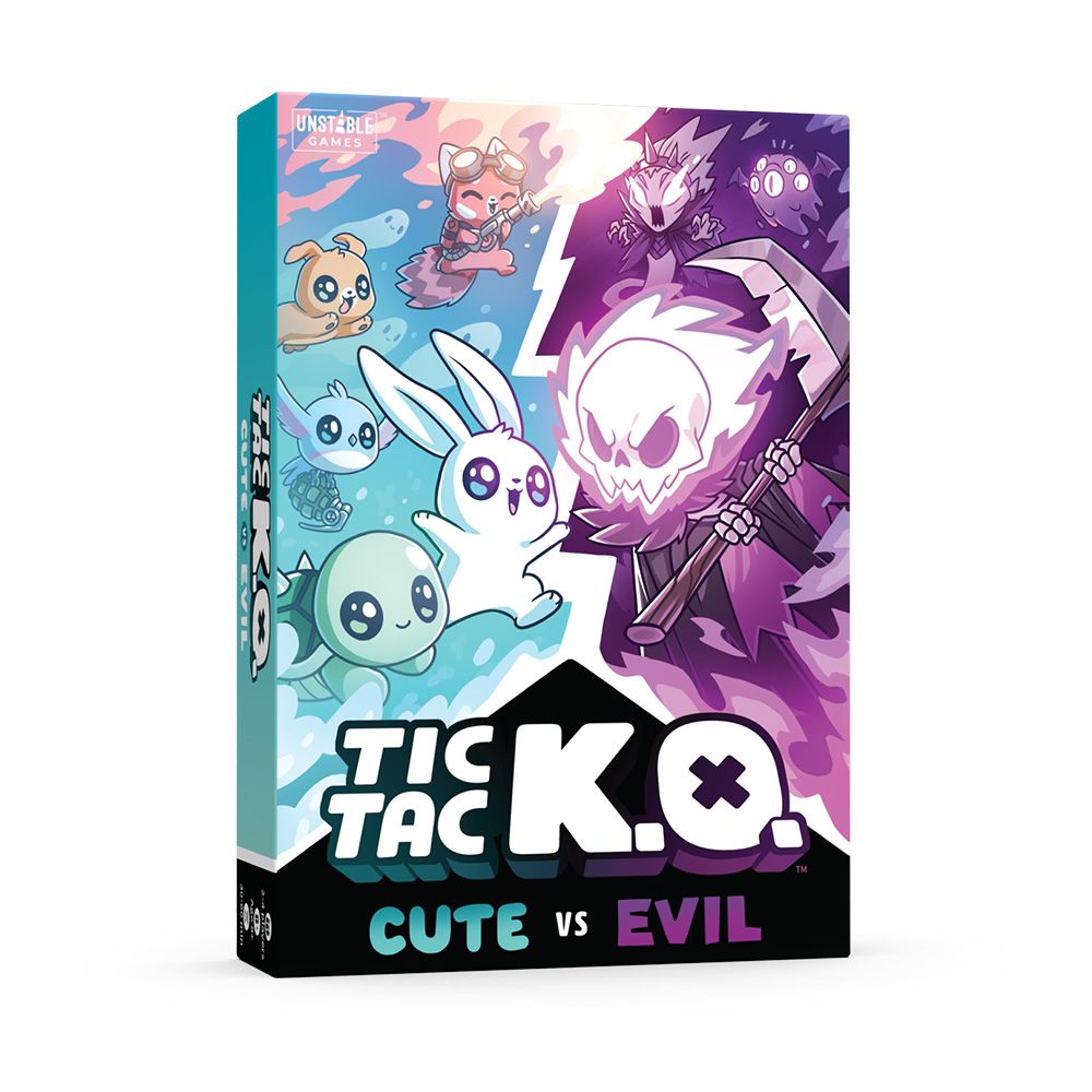 Tic Tac K.O.: Cute vs Evil board game cover