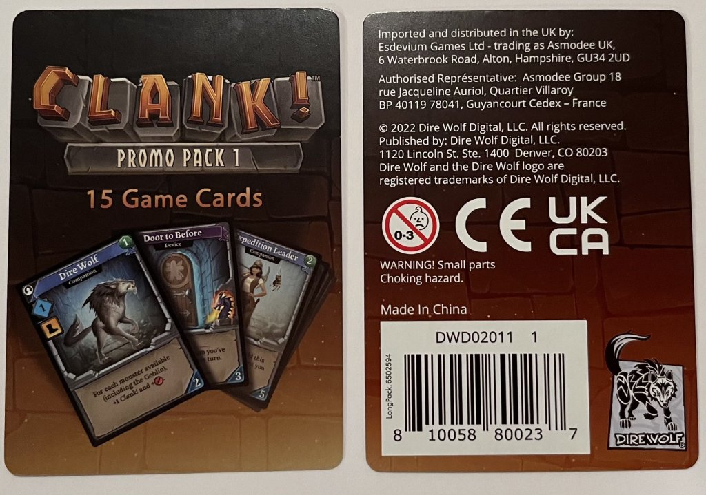 Clank!: Promo Pack 1 board game cover