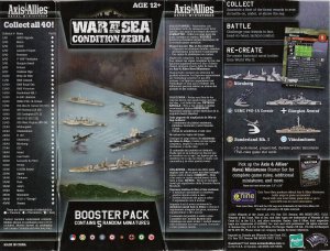 Axis & Allies: War at Sea – Condition Zebra Booster Pack board game cover