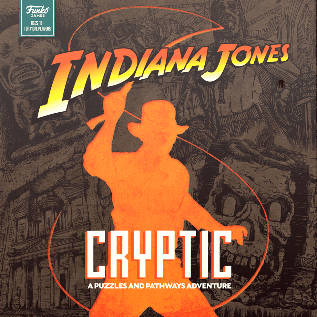 Indiana Jones: Cryptic – A Puzzles and Pathways Adventure board game cover