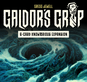 Galdor’s Grip: 6-Card Knowtorious Expansion board game cover