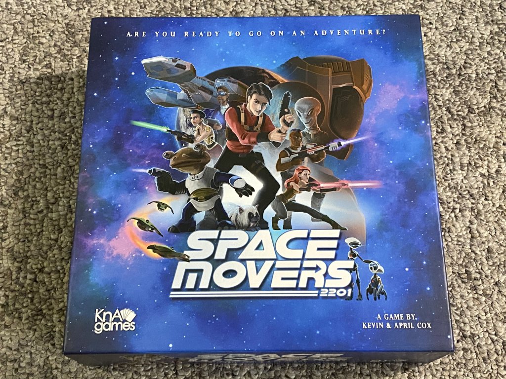 Space Movers 2201 board game cover