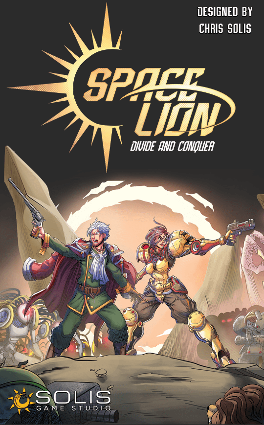 Space Lion: Divide and Conquer board game cover
