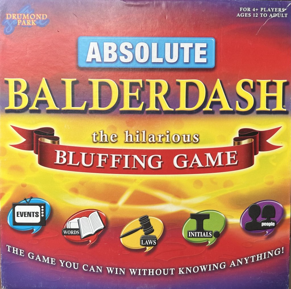 Absolute Balderdash board game cover