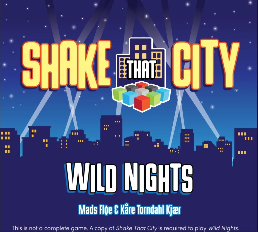 Shake That City: Wild Nights Micro-Expansion board game cover