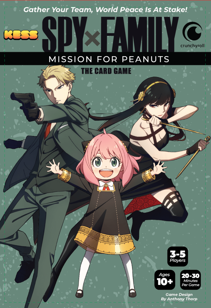 SPY x FAMILY: Mission for Peanuts board game cover