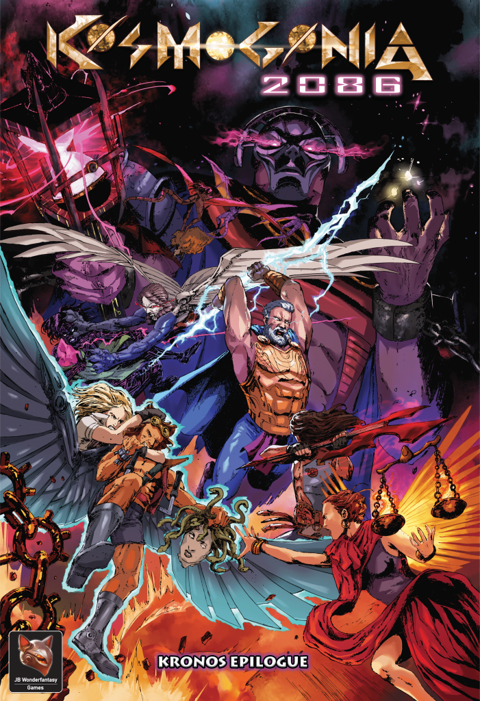 Kosmogonia 2086: Kronos Epilogue – The Card Game! board game cover