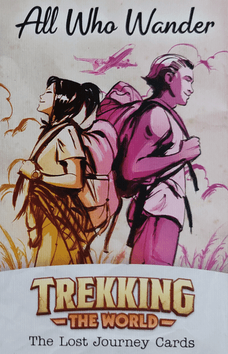 Trekking the World: All Who Wander – The Lost Journey Cards board game cover