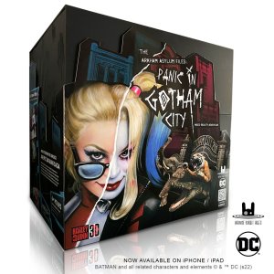 The Arkham Asylum Files: Panic in Gotham City board game cover