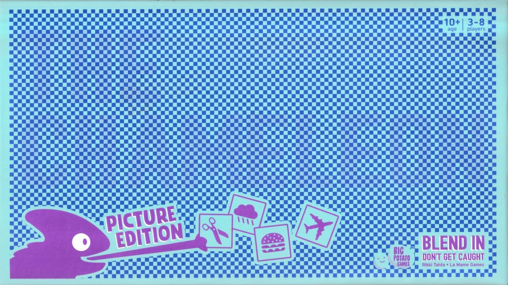 The Chameleon: Picture Edition board game cover