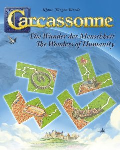 Carcassonne: The Wonders of Humanity board game cover