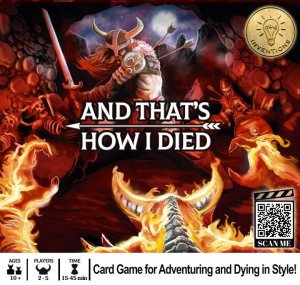 And That’s How I Died board game cover