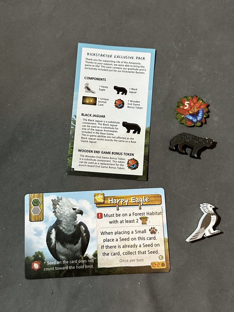 Life of the Amazonia: Kickstarter Exclusive Pack board game cover