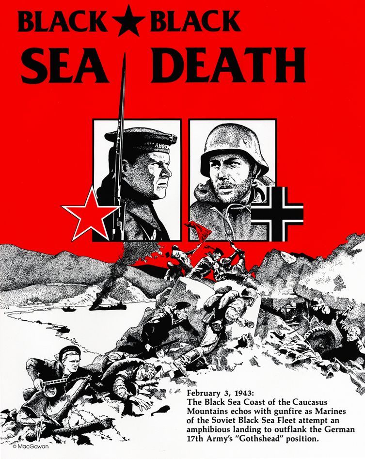 Black Sea Black Death board game cover