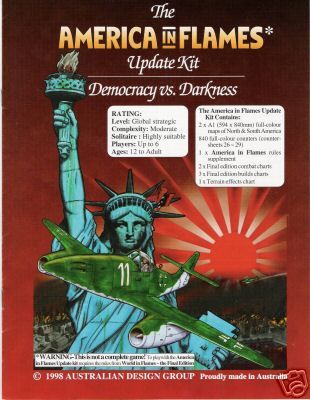 America in Flames board game cover