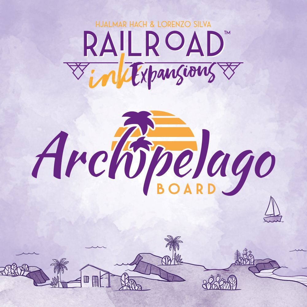 Railroad Ink: Archipelago Boards Set board game cover