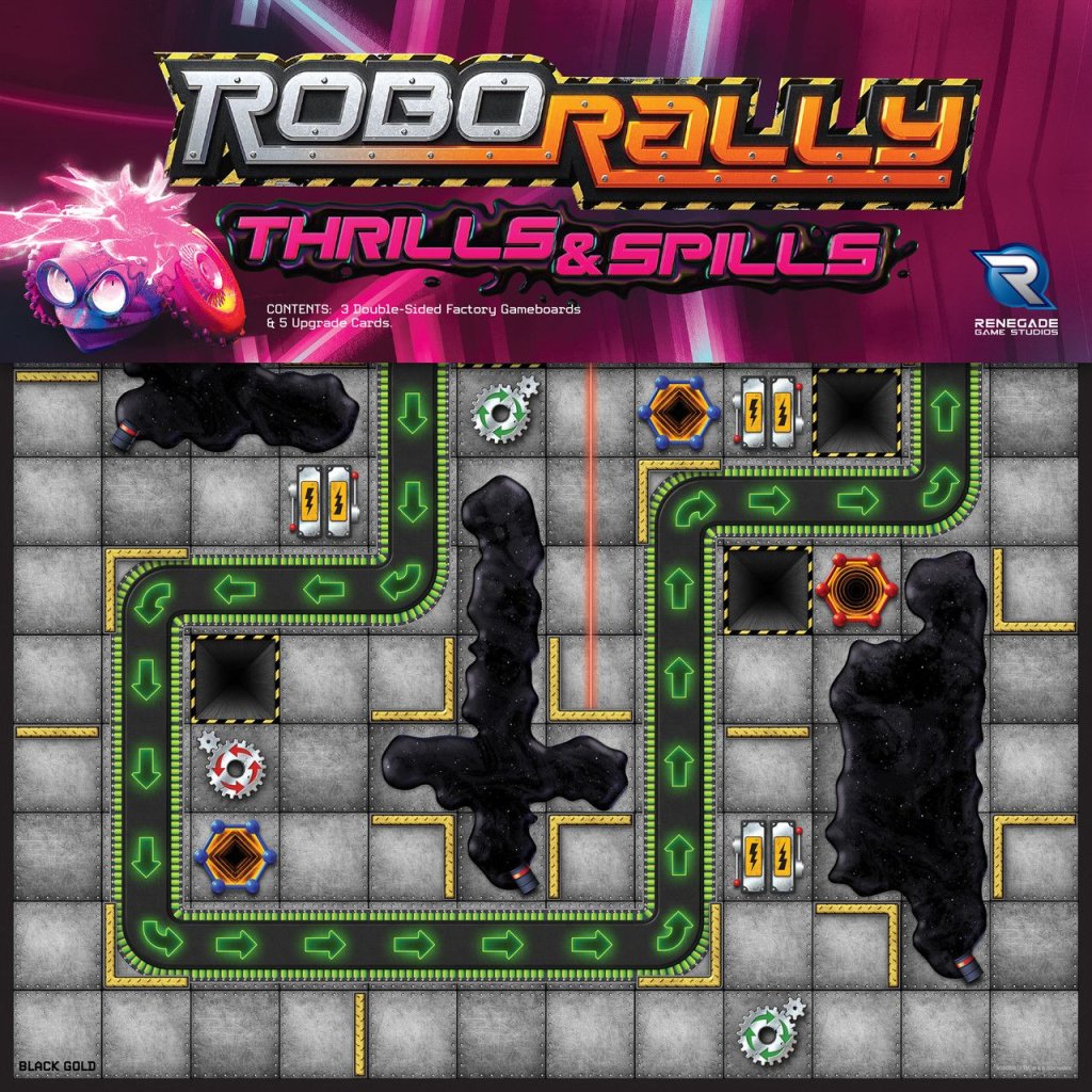 Robo Rally: Thrills & Spills board game cover