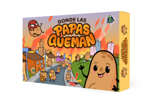 Donde las papas queman board game cover