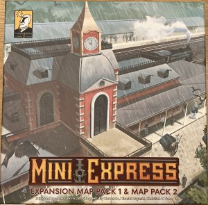 Mini Express: Expansion Map Pack 1 & Map Pack 2 board game cover