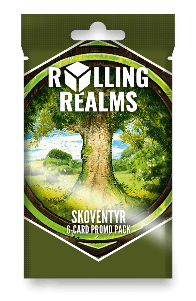 Rolling Realms: Skoventyr Promo Pack board game cover