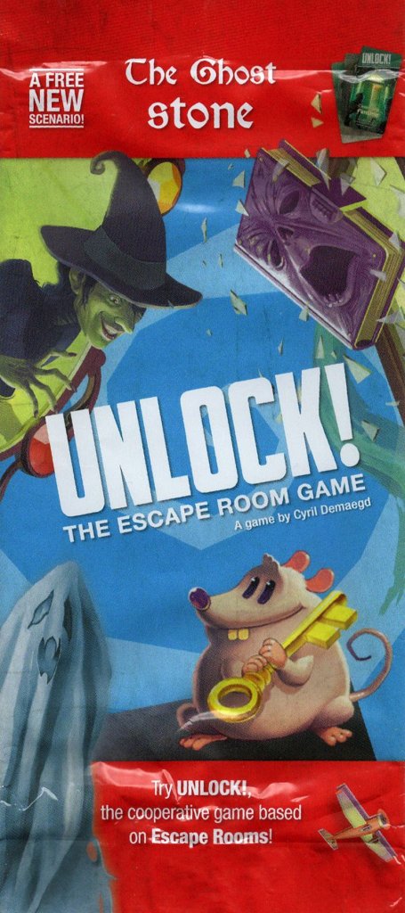 Unlock!: The Ghost Stone board game cover