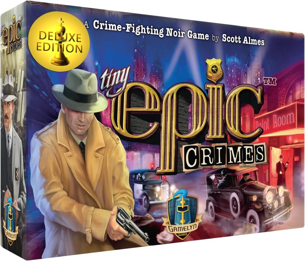 Tiny Epic Crimes: Deluxe Edition board game cover