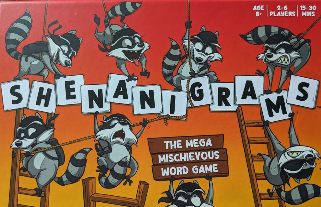 Shenanigrams board game cover
