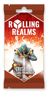 Rolling Realms: Crusaders Promo Pack board game cover