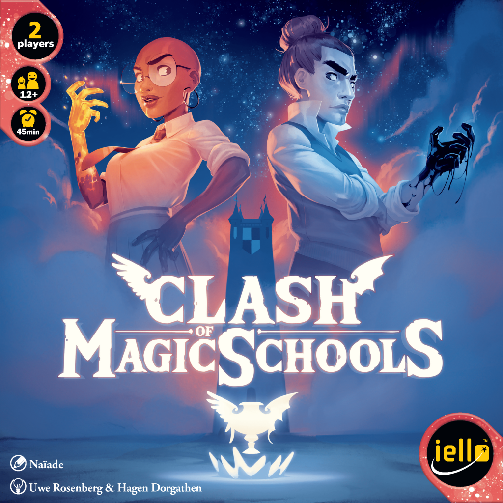Clash of Magic Schools board game cover