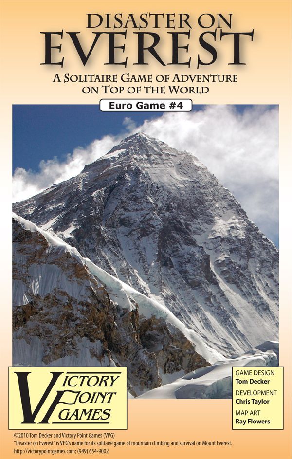 Disaster on Everest board game cover