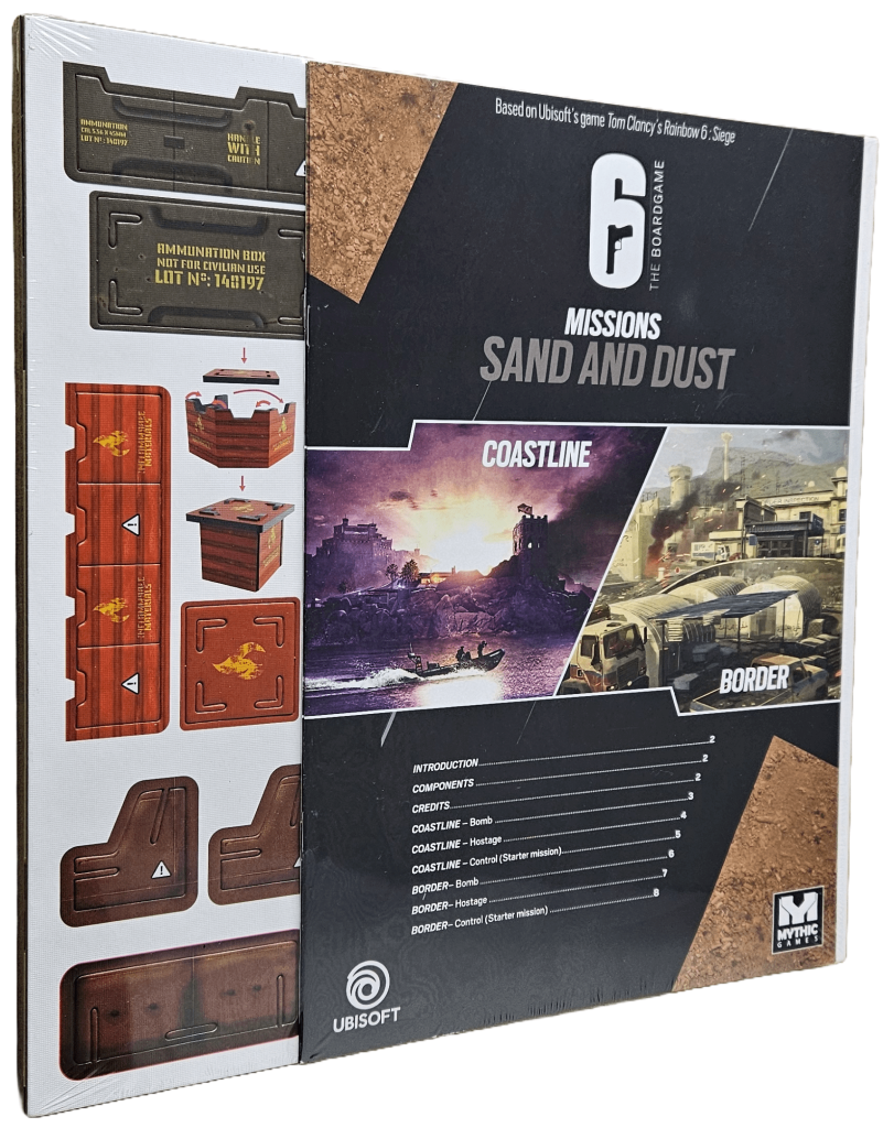 6: Siege – Sand and Dust board game cover