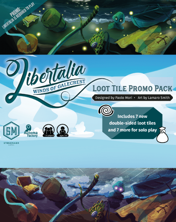 Libertalia: Winds of Galecrest – Loot Tile Promo Pack board game cover
