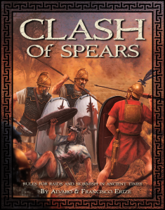 Clash of Spears: Rules for Skirmish Battles in Ancient Times board game cover