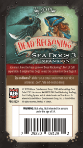 Dead Reckoning: Sea Dogs Expansion 3 board game cover