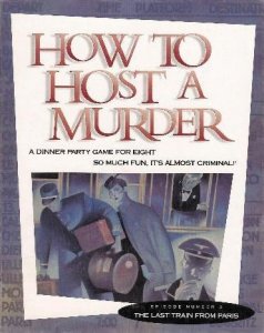 How to Host a Murder: The Last Train from Paris board game cover
