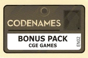 Codenames: Bonus Pack – CGE Games board game cover