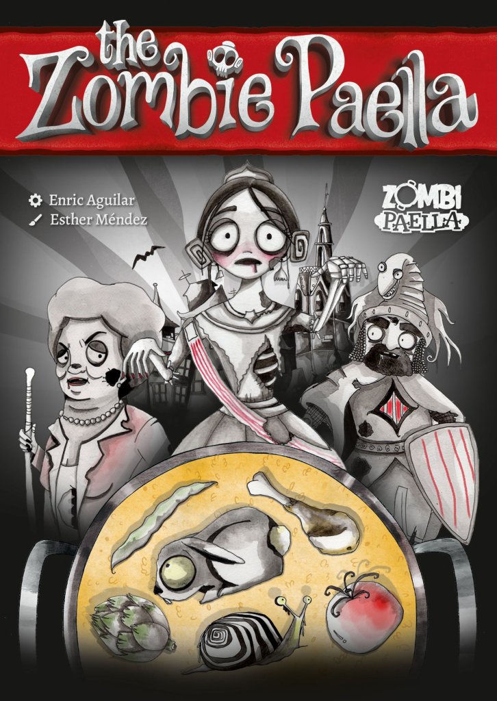 The Zombie Paella board game cover