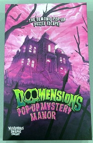 Doomensions: Pop-Up Mystery Manor board game cover