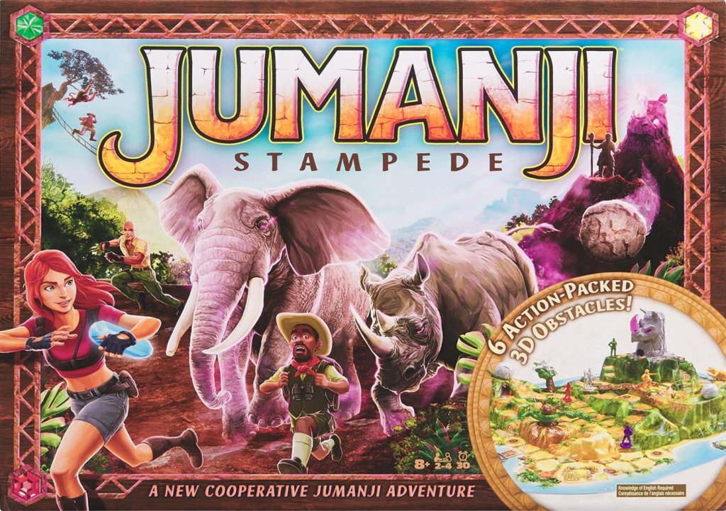 Jumanji Stampede board game cover