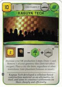 Terraforming Mars: Kaguya Tech Promo Card board game cover